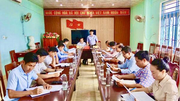 Thường trực Hội đồng nhân dân xã Khánh Cường tổ chức cuộc họp mở rộng