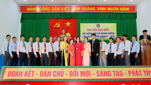 Đoàn kết – Đổi mới – Phát triển: Dấu ấn Đại hội Đại biểu Hội Nông dân xã Khánh Cường lần thứ I, nhiệm kỳ 2025–2030